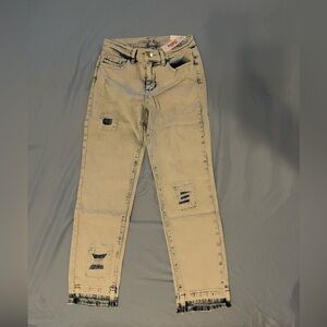 Justice denim jeans size 14 slims NWT Stonewash